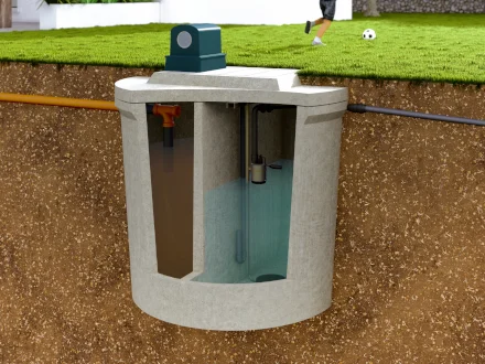 Sewage treatment system - 8 P.E. 